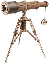 Puzzle 3D din lemn Robo Time din 314 de piese – Telescop