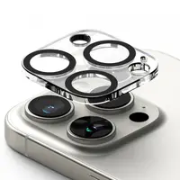 Folie de protectie Camera Spate Ringke pentru Apple iPhone 16 Pro Max / 16 Pro, Sticla Securizata, Set 2 bucati, Transparenta
