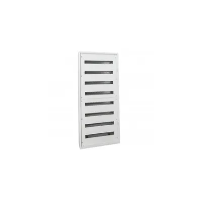 Tablou metalic modular XL³ S 160 montaj aparent 24-module pe rand - RAL 9003 - 8 randuri - 192 module - 1340x595x135 mm