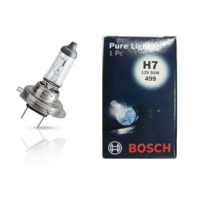Bec auto halogen pentru far Bosch Pure Light H7 55W 12V 1 987 302 071