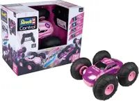 Mașinuța radiocomandată Revell - Flip Racer, roz