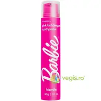 Pasta de Dinti cu Fluor si Aroma de Guma de Mestecat Barbie Pink Bubble Gum 60g