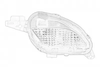 Lumina marsarier Dreapta potrivit TOYOTA YARIS, YARIS HATCHBACK 07.14-06.20