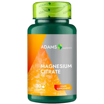 Citrat de Magneziu 900mg 30cps