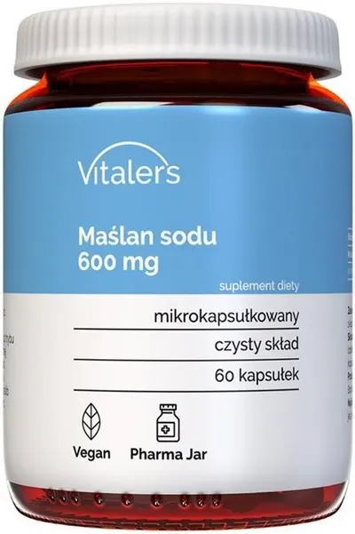 Vitaler's Natriev butirat, 600 mg, 60 capsule