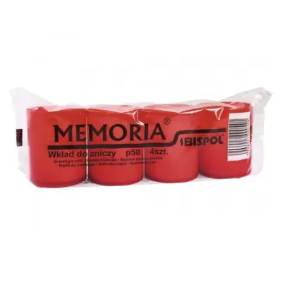 Candela Tip Rezerva Bispol, Plastic Rosu, 4 Bucati, 14 Ore