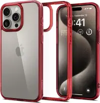Husă Spigen - Ultra Hybrid, iPhone 15 Pro, Deep Red