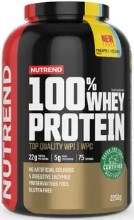 100% Whey Protein, ananas cu cocos, 2250 g, Nutrend