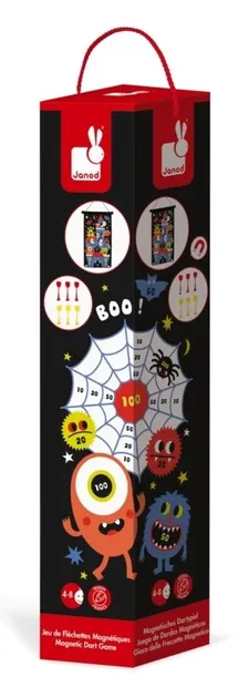 Joc distractiv Janod - Darts magnetic, cu monstri