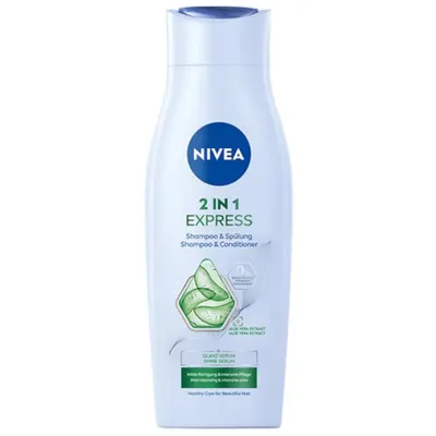 Sampon Nivea 2-in1 Hair Care Express, pentru Toate Tipurile de Par, 400 ml