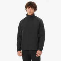 Geacă Softshell Protecție antivânt Trekking MT100 Negru Bărbați