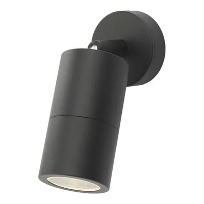 Aplica Ortega Outdoor Single Spotlight Matt Black IP65