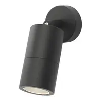 Aplica Ortega Outdoor Single Spotlight Matt Black IP65