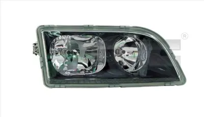Far dreapta (H7, reglaj electric, fundal negru) VOLVO S40, V40 2000-2004