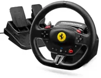 Volan cu pedale Thrustmaster - T98 Ferrari 296 GTB, negru, PS5/PS4/PC