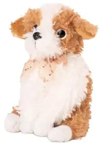 Jucărie de pluș Amek Toys - Câine, maro, 22 cm