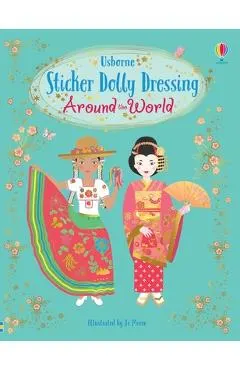 Sticker Dolly Dressing Around the World