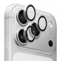 Folie de protectie Camera Spate Blueo Metal Frame pentru Apple iPhone 17 Pro Max / 17 Pro, Sticla Securizata, Transparenta