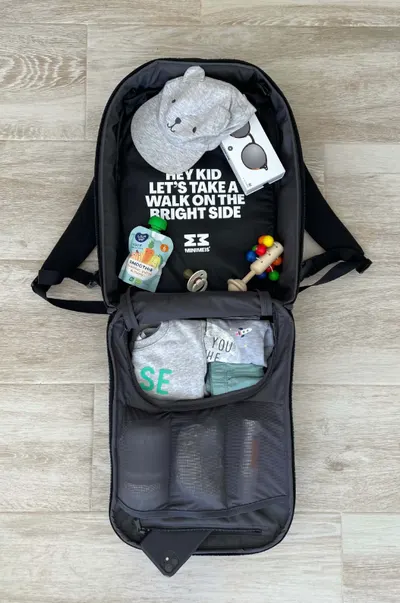 Rucsac pentru parinti MiniMeis Hero Negru