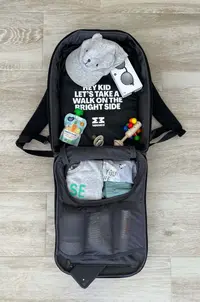 Rucsac pentru parinti MiniMeis Hero Negru