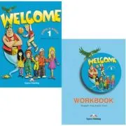 Pachet Engleza Welcome 1. Manual si caiet pentru clasa a 3-a