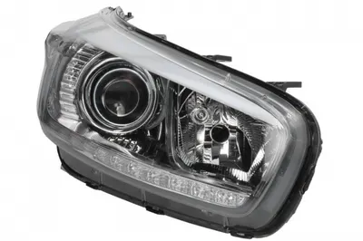 Far fata Dreapta (3 H7 LED PY21W, electric, cu motor, Lumina zi, culoare insert: negru) potrivit KIA CEE D 05.12-09.12