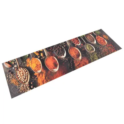 Gossi covor de bucatarie lavabil spoon & spices, 45x150 cm, catifea