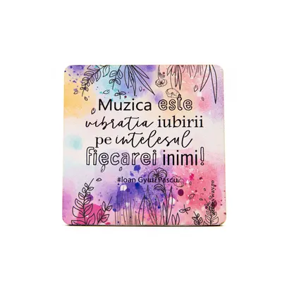 Suport pahar - Muzica vibratia iubirii