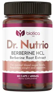Dr. Nutrio Berberine HCL, 400 mg, 60 capsule, Biotica 1961