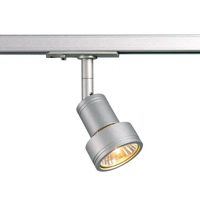 Iluminat decorativ pe sina, PURI TRACK Melodii GU10, QPAR51 gri, gri-argintiu, max. 50W, inclusiv. adaptor 1 faza