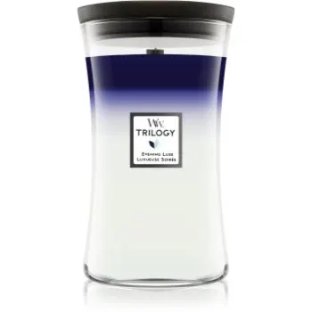 Woodwick Evening Luxe lumânare parfumată cu fitil din lemn