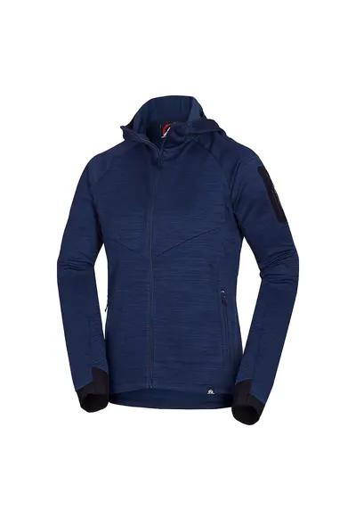 Men's universal functional hoodie DAMMASTOCK - Albastru melange