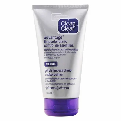Gel de curățare facială Clean & Clear Advantage, 150 ml, transparent