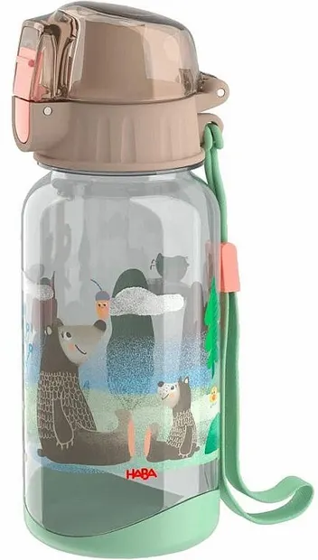 Sticlă de apă Haba - Animale de pădure, 400 ml