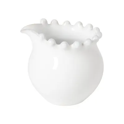 Latieră albă din gresie ceramică 100 ml Pearl – Costa Nova