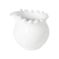 Latieră albă din gresie ceramică 100 ml Pearl – Costa Nova