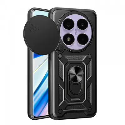 Husa pentru Xiaomi Poco X7 / Note 14 Pro 5G, Techsuit, CamShield, Neagra