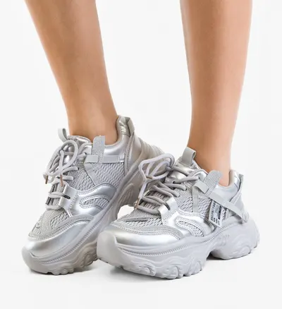 Sneakers dama Careof Argintii