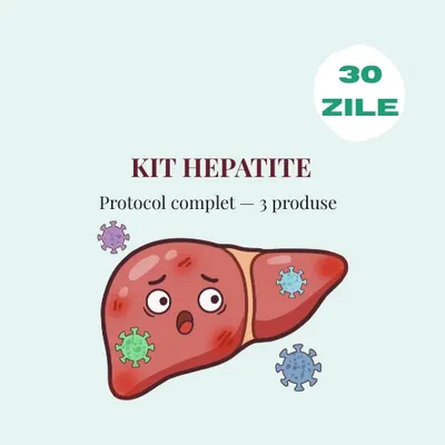 Kit Hepatite Virale si Toxice — Protocol Complet 30 Zile