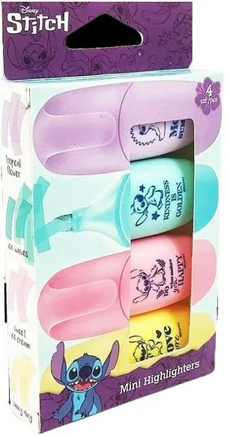 Set de etichete text Cool Pack Disney - Stitch, 4 buc