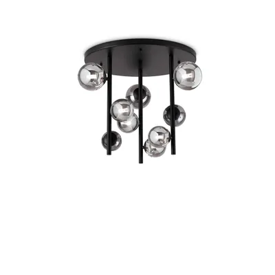 Lampa cu montaj pe tavan Perlage pl9 Fumè