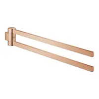 Suport prosop Grohe Selection 41063DA0, 400 mm, 2 suporti, montare pe perete, fixare ascunsa, pivotant, lucios, Warm Sunset