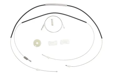 Set reparatie macara geam dreapta potrivit FORD GALAXY I; SEAT ALHAMBRA; VW SHARAN 1995-2010 - (set, electric)