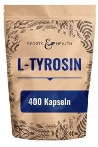 Sports & Health Solutions L-Tirozin, 500 mg, 400 capsule