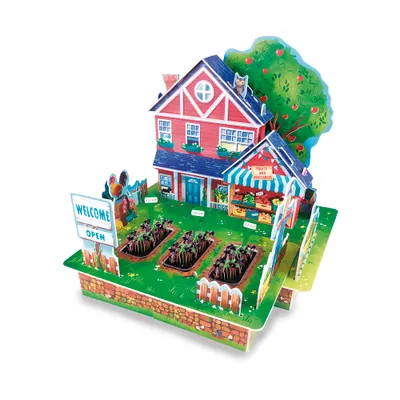 Puzzle 3D - Grădina mea cu kit pentru plantare și semințe