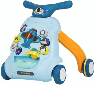 Jucărie muzicală pe roți Chipolino - Avion, albastru