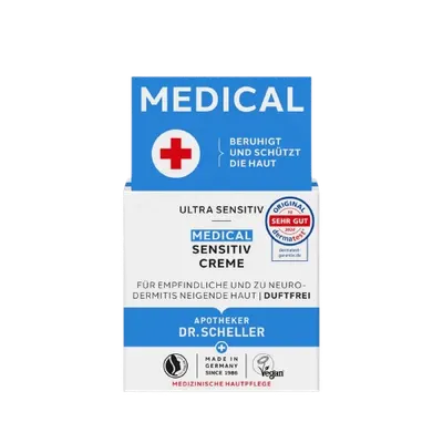 Crema calmanta si hidratanta pentru pielea sensibila predispusa la dermatita, 50ml, Dr. Scheller