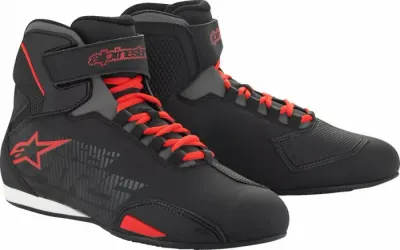 Ghete Alpinestars Sektor, culoare negru rosu, marime 43