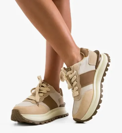 Sneakers dama Carof Khaki