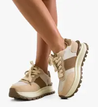 Sneakers dama Carof Khaki